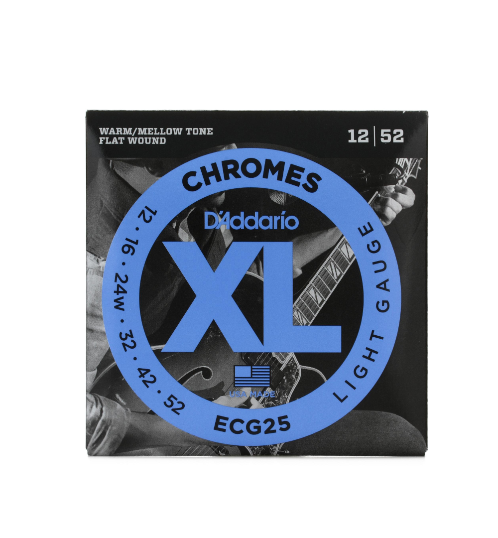 D'Addario ECG25 Chromes Light Electric Guitar Strings