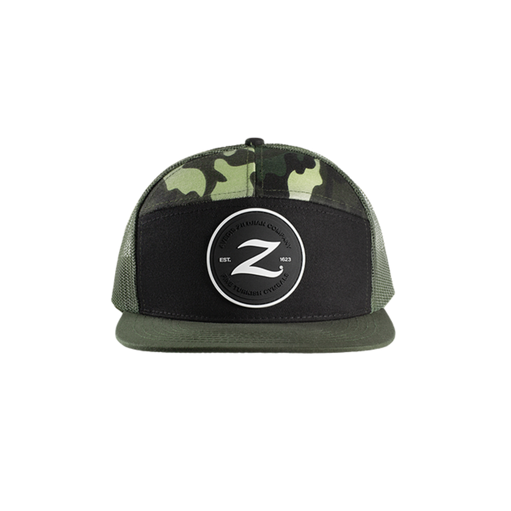 Zildjian ZAHC0032 Camo 7-Panel Trucker Hat