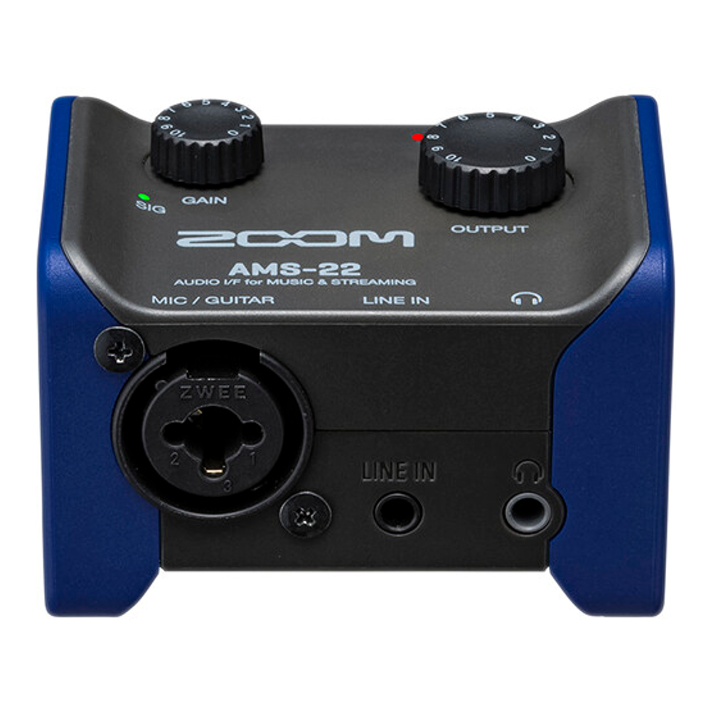 Zoom AMS-22 Audio Interface 2-in/2-out USB-C Audio Interface