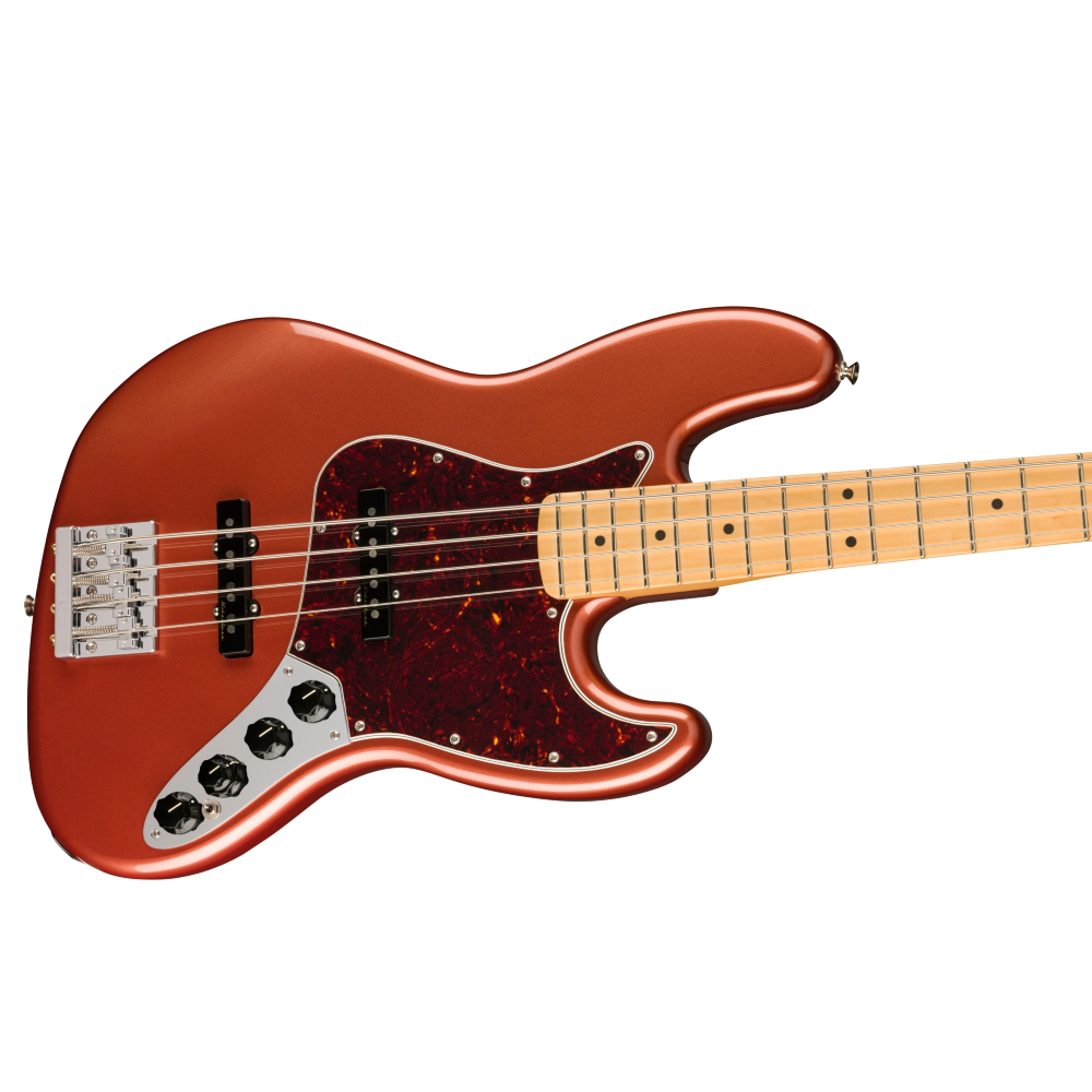 Fender  Player Plus Active Jazz Bass - Maple Fretboard - Aged Candy Apple Red (147372370)