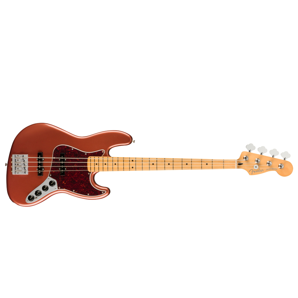 Fender  Player Plus Active Jazz Bass - Maple Fretboard - Aged Candy Apple Red (147372370)