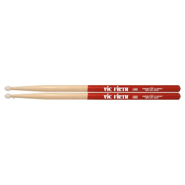  Vic Firth 2BNVG American Classic Nylon Tip Drum Sticks with Vic Grip