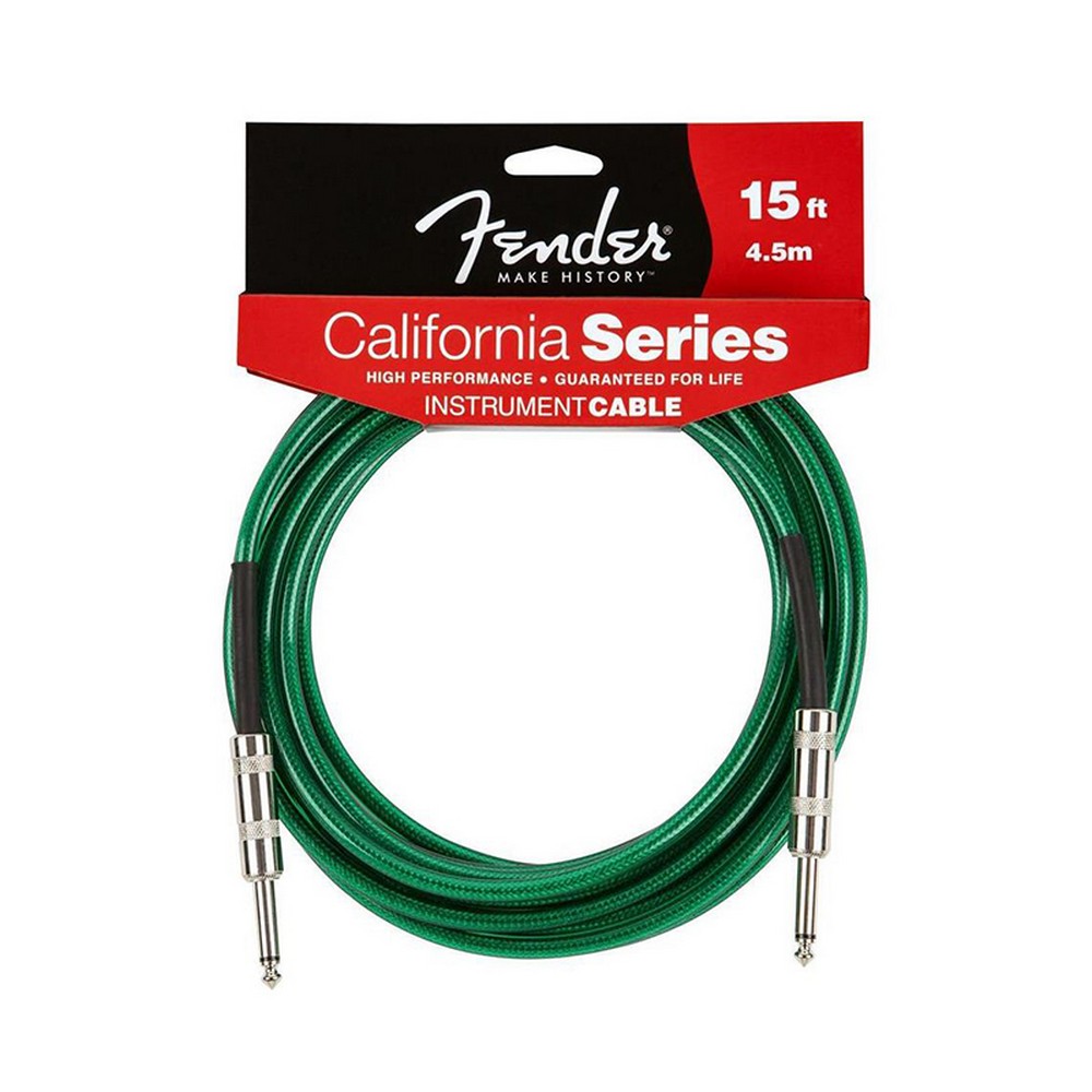 Fender 15ft Surf Green Instrument Cable