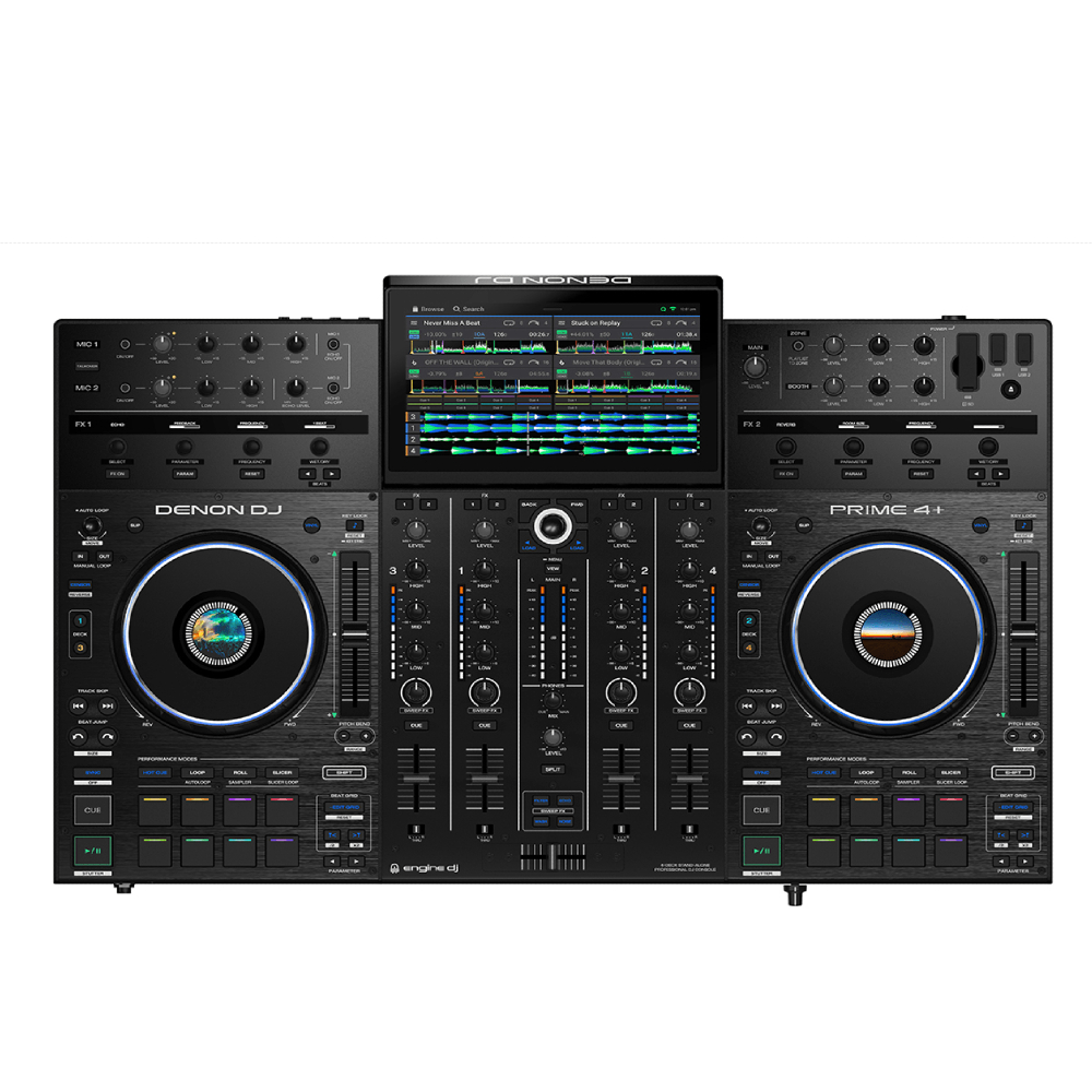 Denon DJ Prime 4+ Standalone 4-Deck DJ Controller