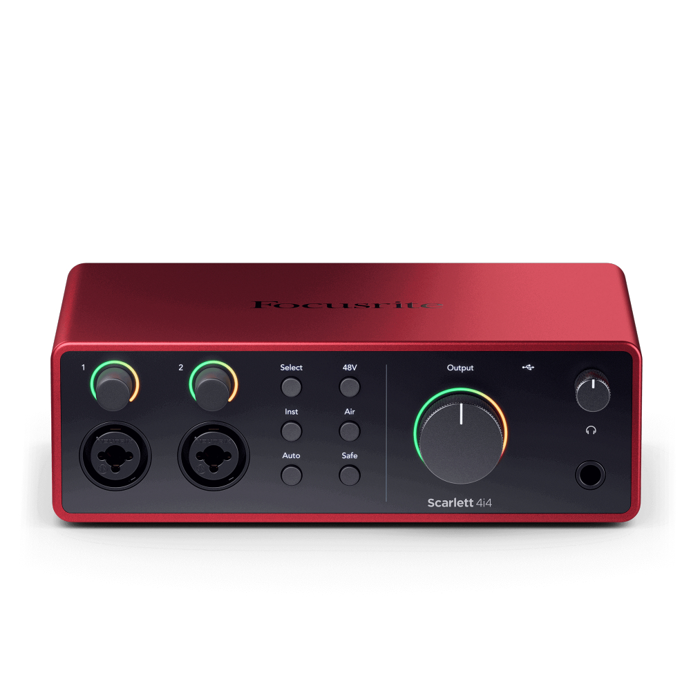 Focusrite Scarlett 4i4 4th Gen USB Audio Interface w/ Midi