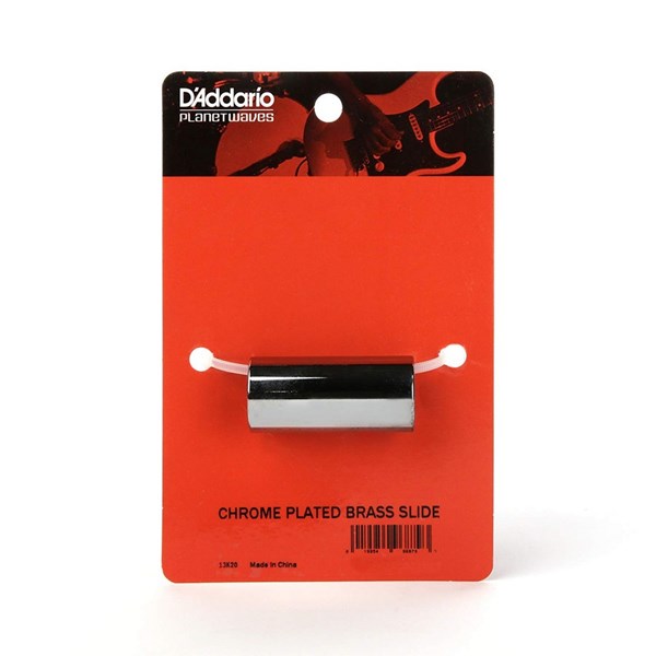 D'Addario Planet Waves Chrome Plated Brass Guitar Slide (Medium)