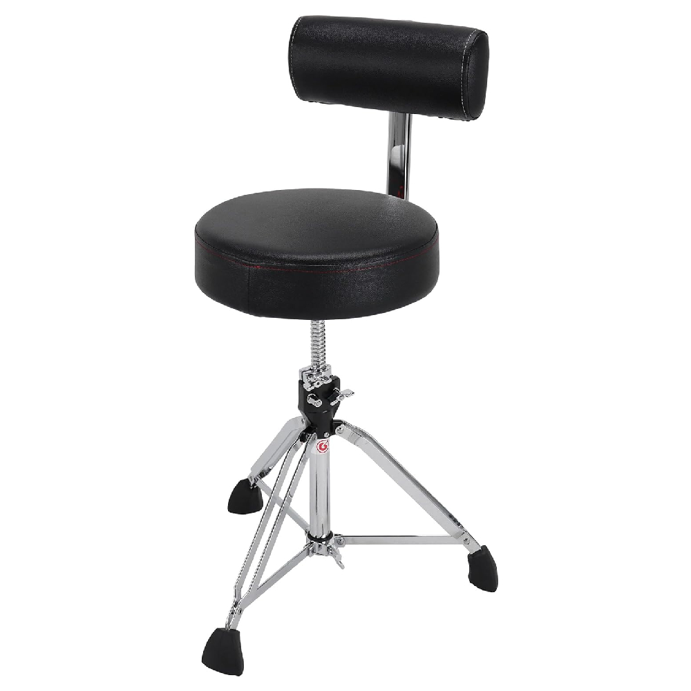 Gibraltar 9608RB 13-inch Round Drum Throne with Backrest