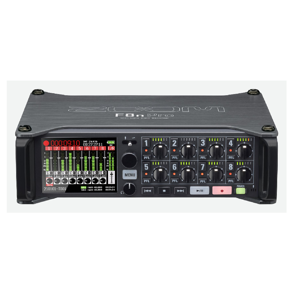 Zoom F8N Pro Multitrak Field Recorder