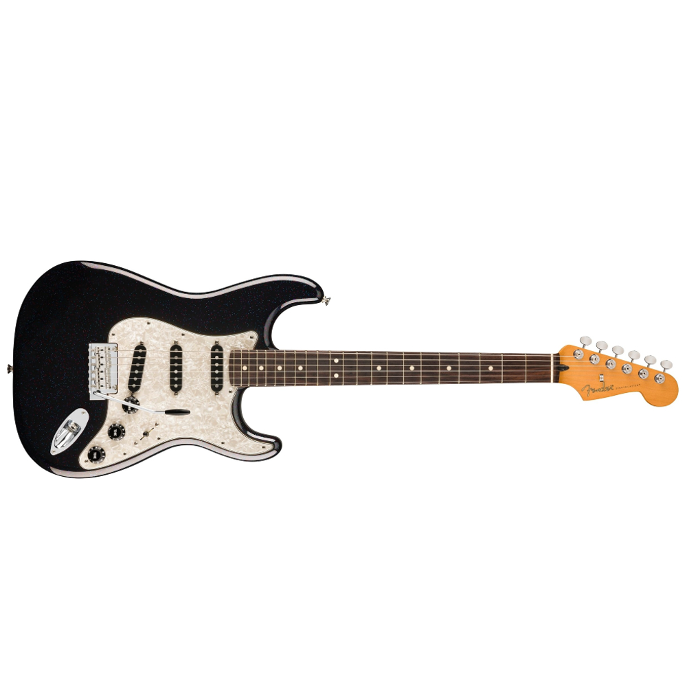 Fender 70th Anniversary Player Stratocaster Electric Guitar Rosewood Fingerboard (Nebula Noir)