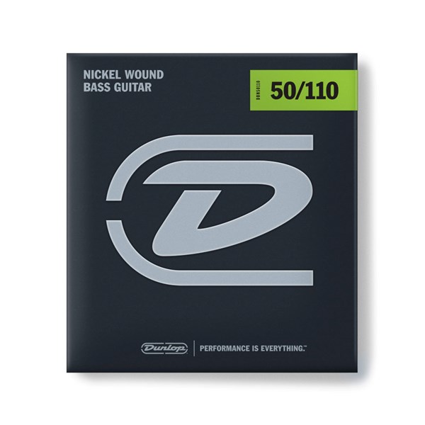 Dunlop 50/110 Nickel Bound Bass Guitar Strings (4-String Set)