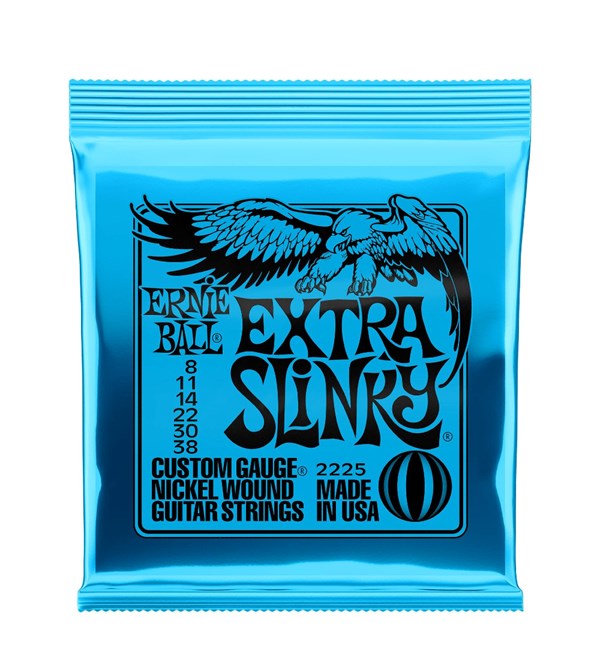 Ernie Ball 2225 Extra Slinky Nickel wound Electric Guitar Strings (8-38)