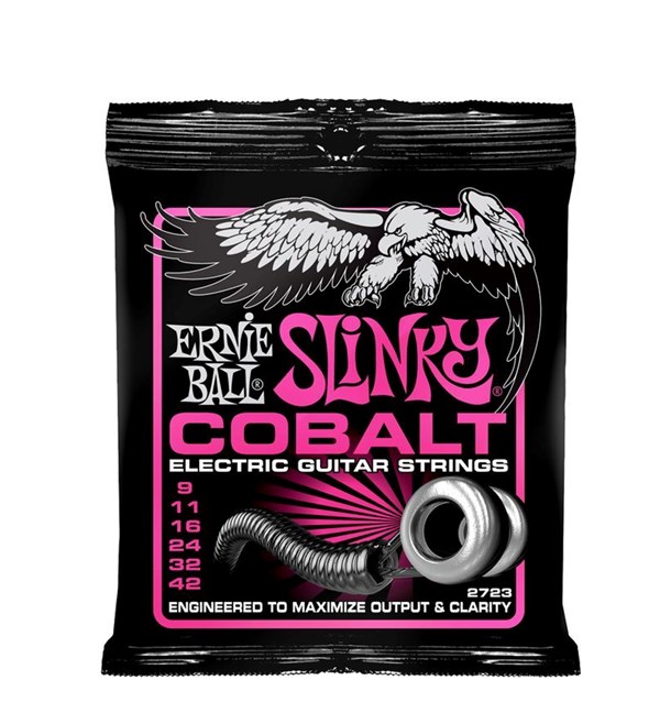 Ernie Ball 2723 Slinky Cobalt Electric Guitar Strings (9-42)