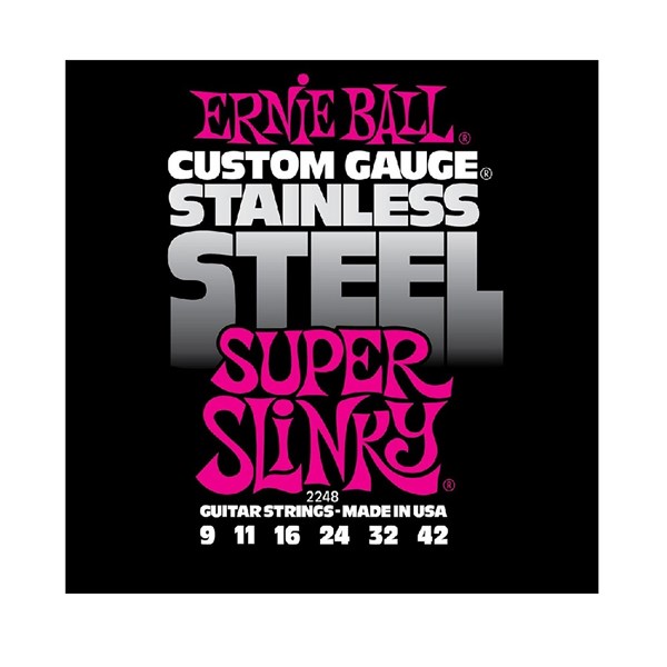 Ernie Ball 2248 Super Slinky Electric Guitar Strings (9-42)