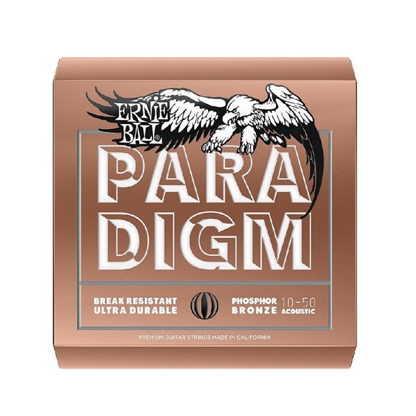 Ernie Ball 2080 Extra Light Paradigm Phosphor Bronze Acoustic Guitar Strings (10-50)