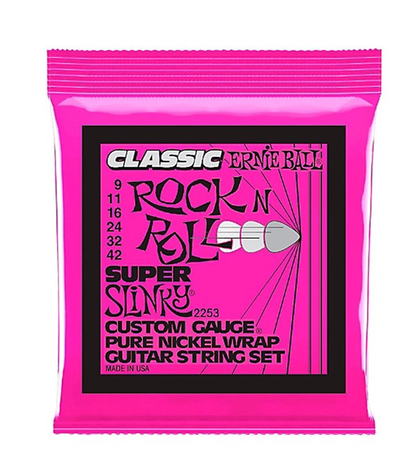 Ernie Ball 2253 Classic Super Slinky Electric Guitar Strings (9-42)