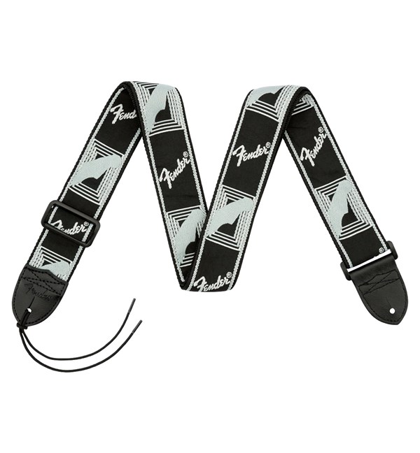 Fender 2 inch Monogrammed Strap Black/Light Grey/Dark Grey (990681543)