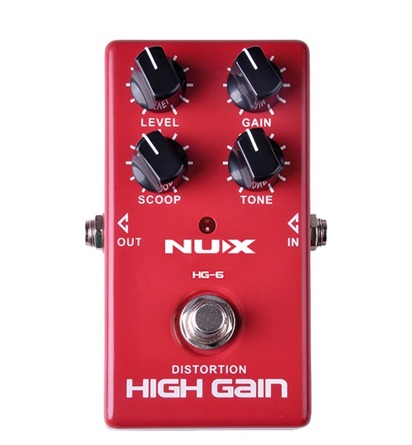 NUX Hg-6 High Gain FET Simulate Distortion Guitar Effect Pedal