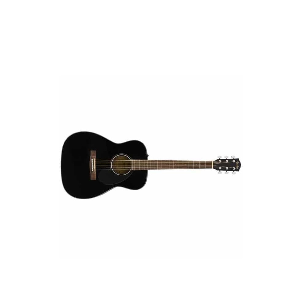 Fender CC-60S Beginner Concert Pack - Black with Gig Bag - Strap - Picks - Strings and Fender Play (970150406)