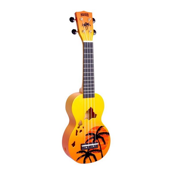 Mahalo MD1HAORB Soprano Ukulele (Orange)