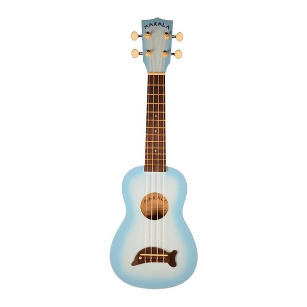 Kala Soprano Ukulele Makala Light Blue Burst Dolphin MK-SD/LBLBURST with Bag