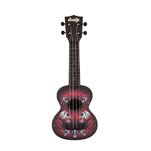 Kala Soprano Ukulele Sugar Skulls Ukadelic KA-SU-SKULLS