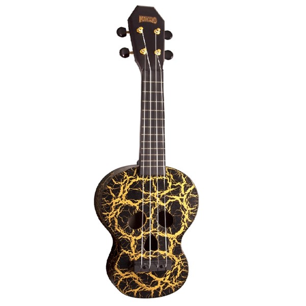 Mahalo MC1SK Soprano Ukulele Skull (Black)