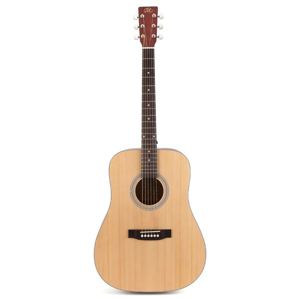 SX SD204 Dreadnought Acoustic Guitar (Natural) 