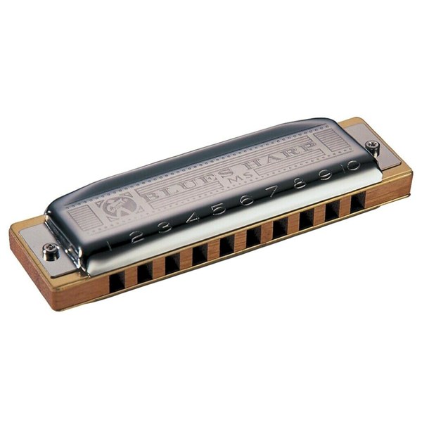 Hohner M533086 Blues Harp MS Harmonica in Case ( Key of G )