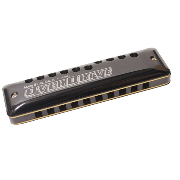 Suzuki MR-300 Overdrive 10-Hole Diatonic Harmonica (Key of G)