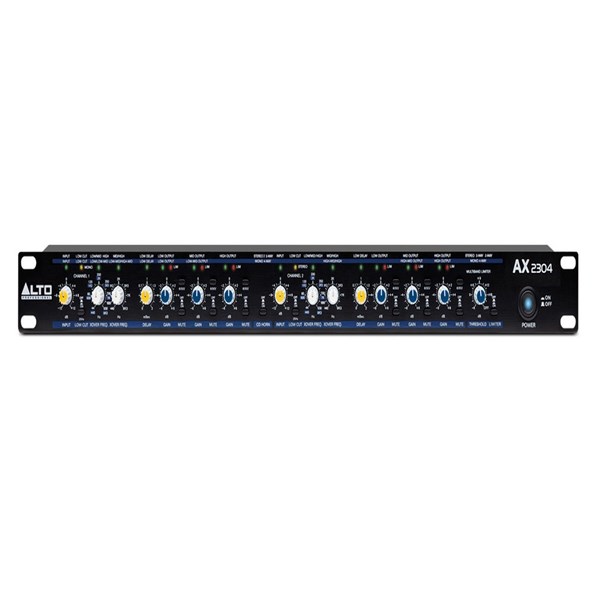 Alto AX2304 Professional High-Precision Stereo 2-way / 3-way / Mono 4-Way Crossover