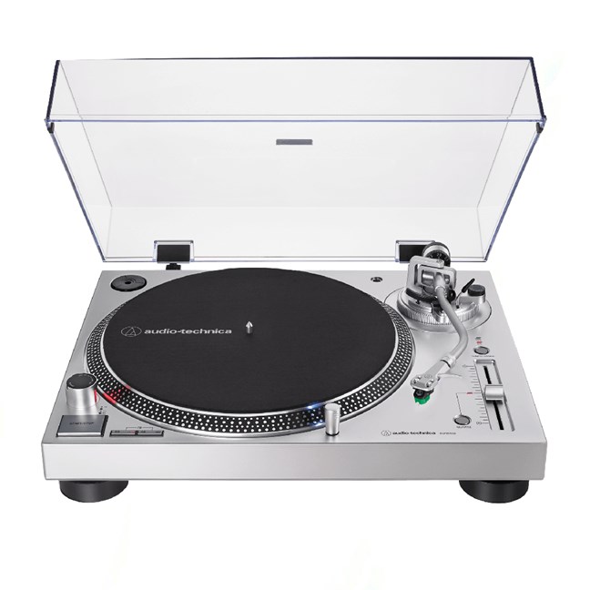 Audio-Technica AT-LP120XUSB Direct-Drive Turntable (Analog & USB) - Silver