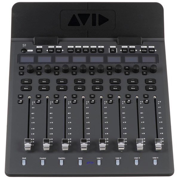 Avid S1 EUCON-Enabled Desktop Control Surface 8-Fader Touch Sensitive Motor