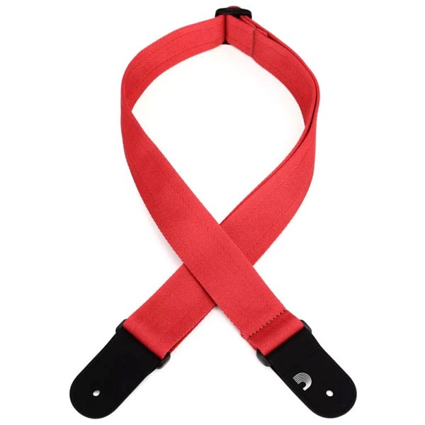 D'Addario 50RB01 Eco-Comfort Guitar Strap - Red