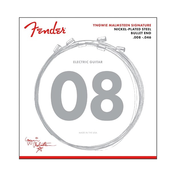  Fender Yngwie Malmsteen Signature Electric Guitar Strings 8-46 (733250600) 