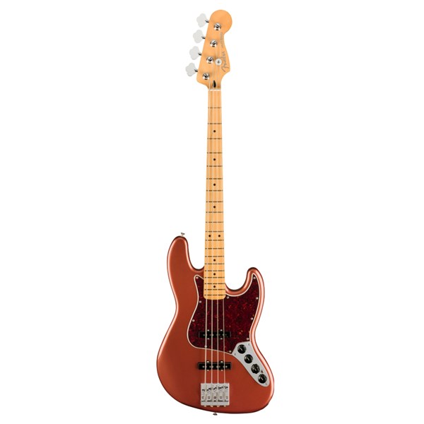 Fender  Player Plus Active Jazz Bass - Maple Fretboard - Aged Candy Apple Red (147372370)