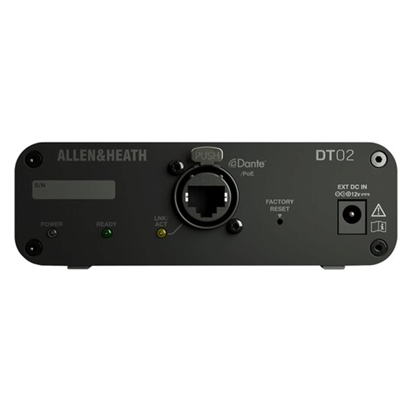 Allen & Heath DT02-X Dante Output Interface (With Power Supply)