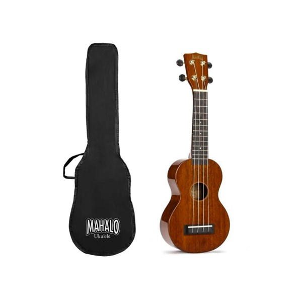 Mahalo MJ1VTVNA Java Series Soprano Electric Ukulele (Vintage Natural Gloss)