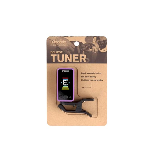 D'Addario Planet Waves PW-CT-17PR Eclipse Clip-on Guitar Tuner (Purple)