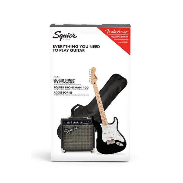 Squier by Fender Sonic Stratocaster Pack - Black (0371720606)