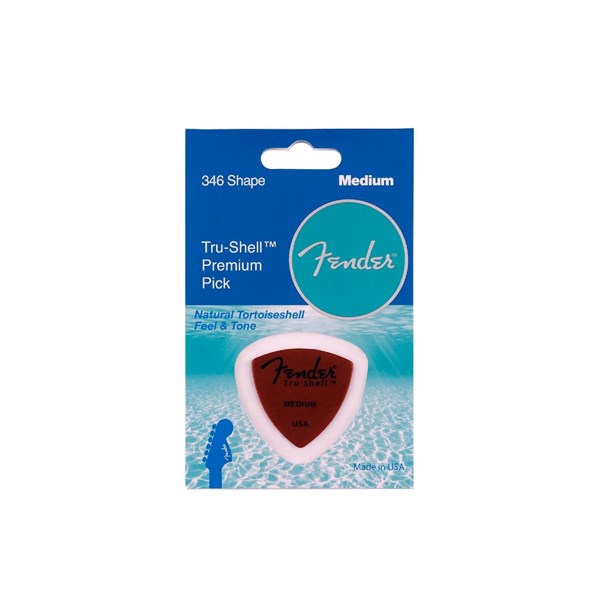 Fender 346 Shape Tru-Shell Guitar Pick - Medium (980346321)