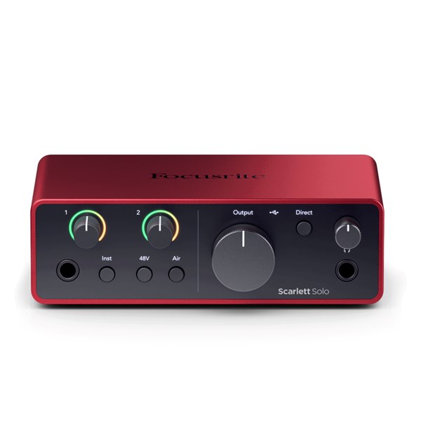 Focusrite Scarlett Solo 4th Gen USB 1 Mic In Audio Interface