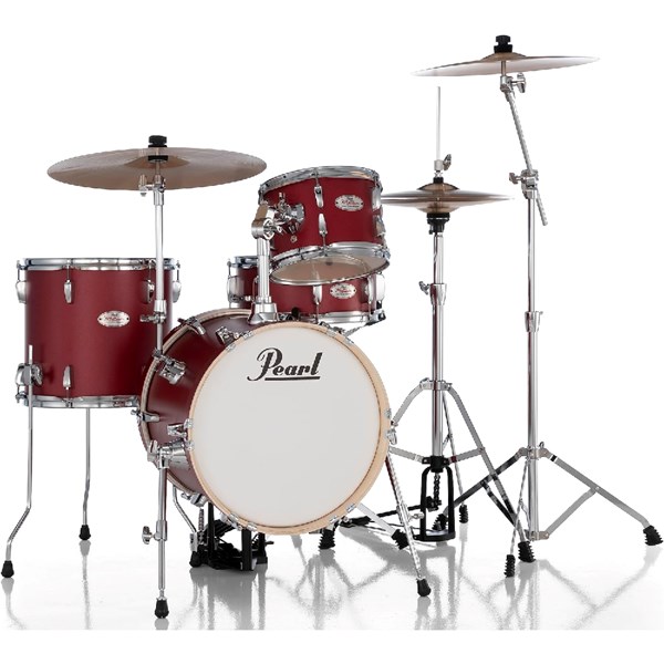 Pearl MT564/C Midtown 4pc Compact Drum Set - #747 Matte Red (Cymbals not Included)