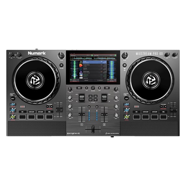 Numark Mixstream Pro Go Battery-Powered Standalone Streaming DJ Controller