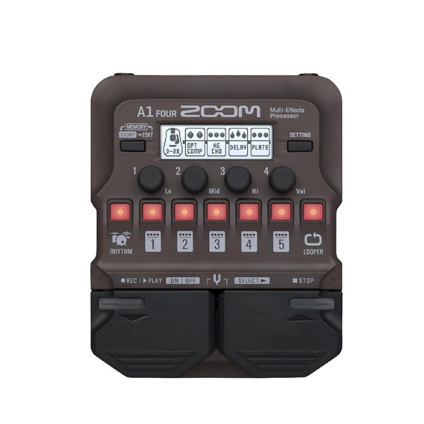 Zoom A1 Four Acoustic Instrument Multi-Effect Processor