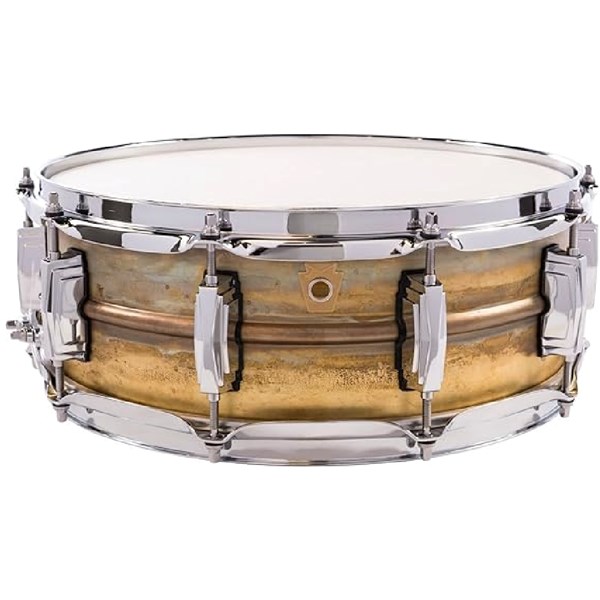 Ludwig LB454R Raw Brass Phonic Snare Drum (14x5)