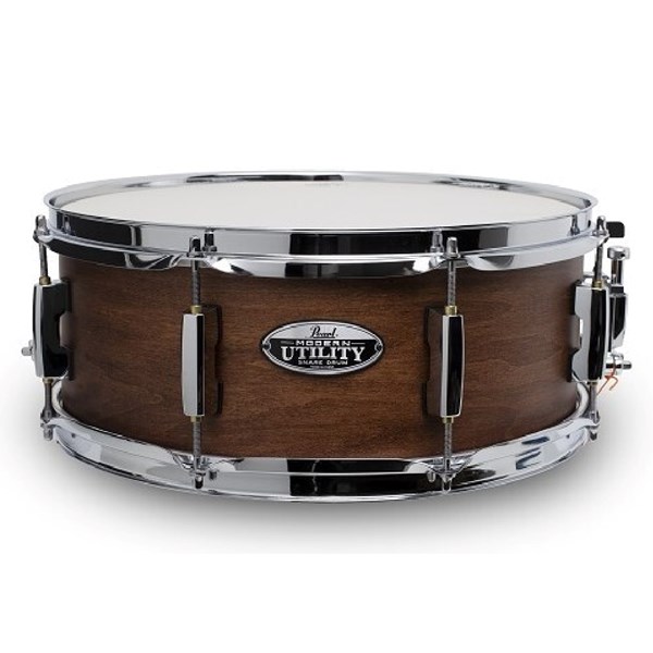 Pearl MUS1455M 14X5.5 Modern Utility Maple Satin Brown 220 Snare Drum