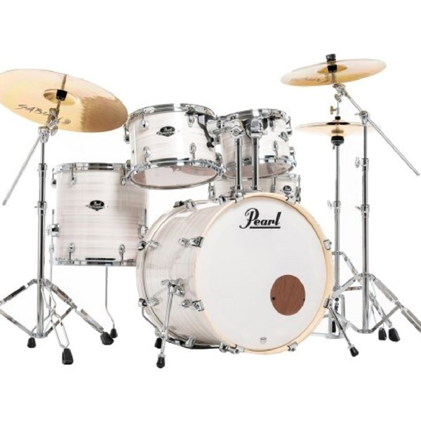 Pearl EXX725SP/C+HWP-834 EXX 5-PCS Fusion Drum Set  #777 Slipstream White (Without Cymbals)