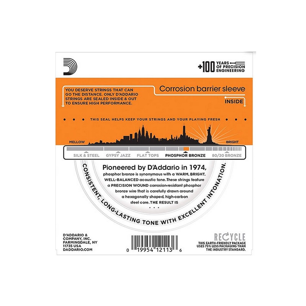 D'Addario  EJ-15 Acoustic Strings Phosphor Bronze