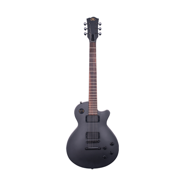 SX LEE3S LP Style Electric Guitar (Satin Black)